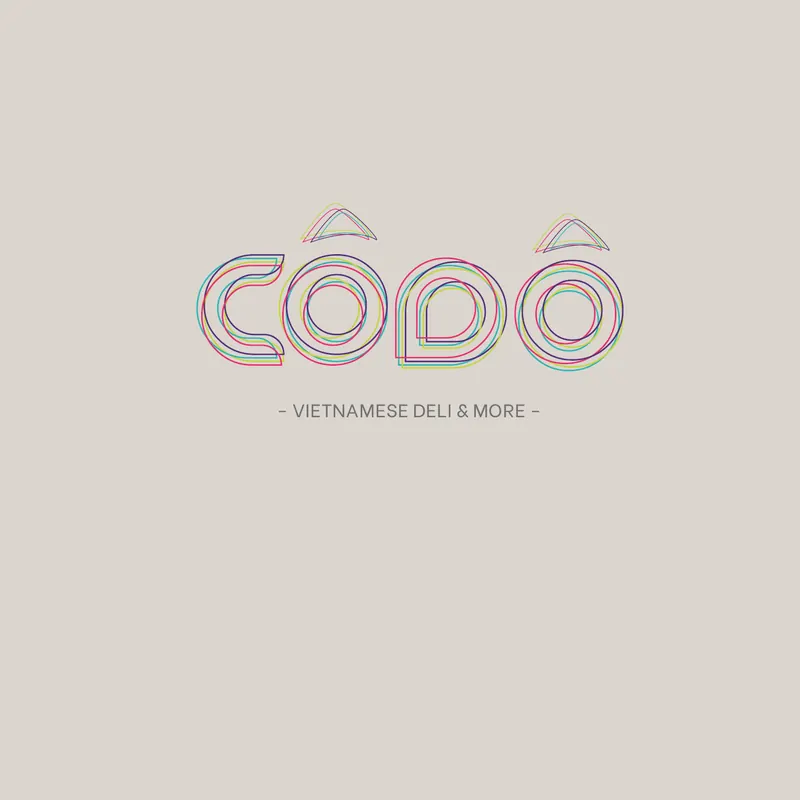 Speisekarte CÔDÔ Albertplatz, Seite 1: Titelseite: CÔDÔ – Vietnamese Deli & More